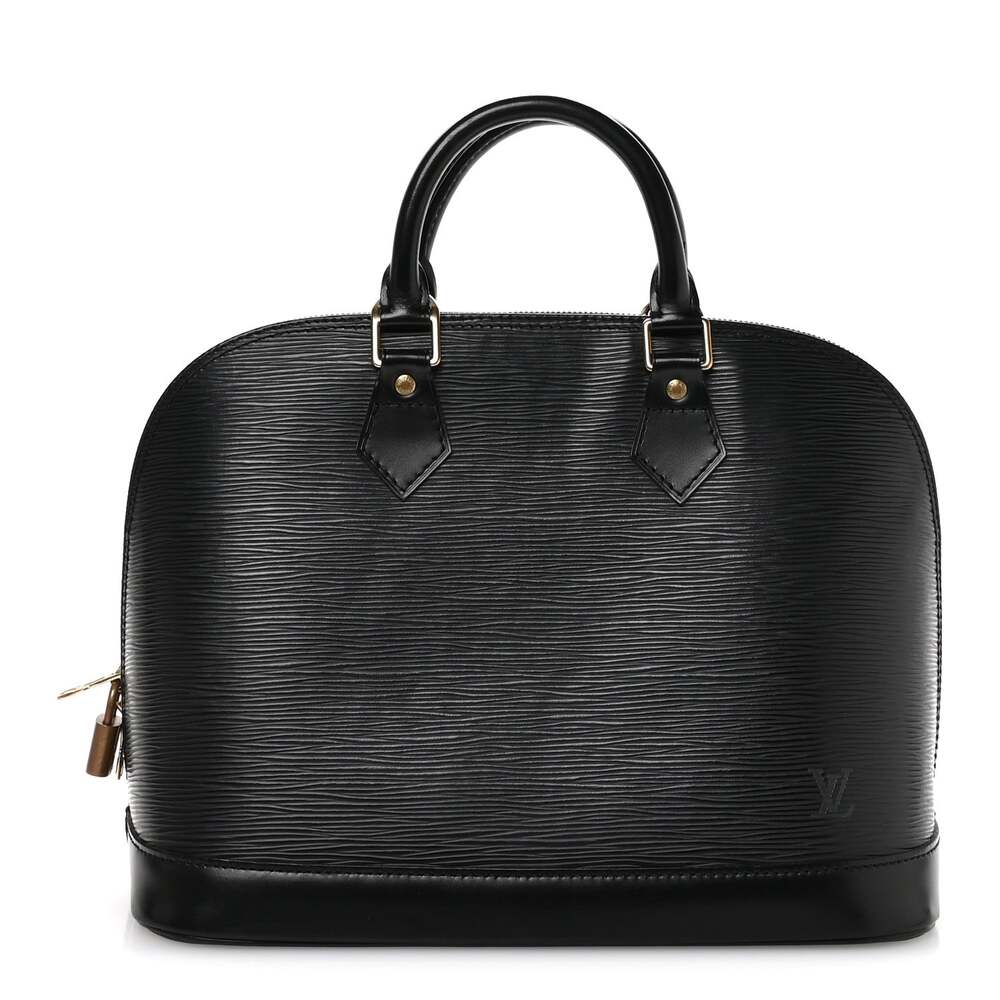 Louis Vuitton Epi Alma Pm Black #266211L60B